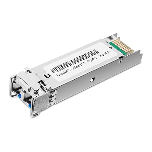 TP-Link TL-SM311LS Módulo Transceptor SFP Gigabit, monomodo MiniGBIC,Ampliar la Distancia de transmisión