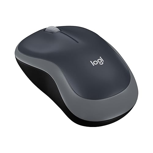 Logitech M185 Ratón Inalámbrico, 2,4 GHz con Mini Receptor USB, Batería 12 Meses, Seguimiento Óptico 1000 dpi, Ambidiestr...