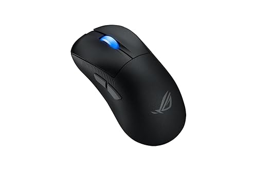 ASUS ROG Keris II Ace, Ratón Gaming inalámbrico (54g, Sensor óptico AimPoint Pro 42K, microinterruptores ópticos, SpeedNov...