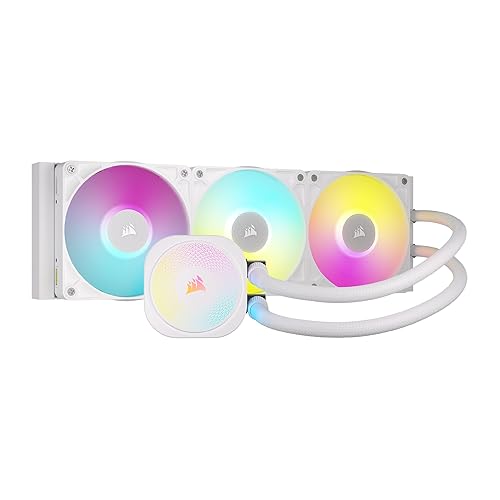 CORSAIR iCUE Link Titan 360 RX Refrigerador Líquido RGB para CPU – 360mm AIO – 3X RX120 Ventiladores RGB Incluidos – Compa...