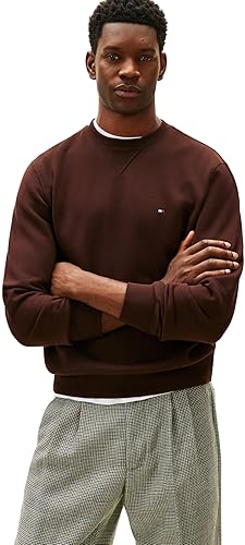 Tommy Hilfiger Sudadera Hombre Seasonal Fleece con Cuello Redondo