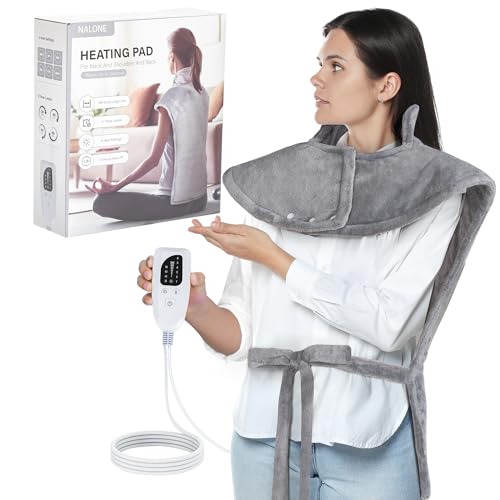 NALONE Almohadilla Térmica para Espalda y Cuello 63×100cm